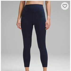 Lululemon Wunder Under Navy Leggings 25" Inseam